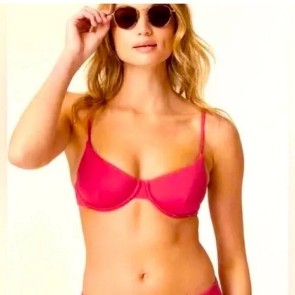 ANDIE Swim: The Bermuda Top in Nehi - Picture 1 of 8